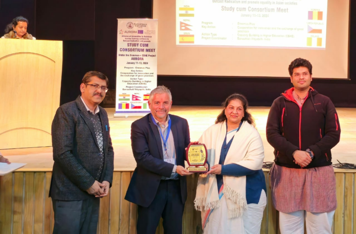 Banasthali Vidyapith coordinates the Erasmus+ CBHE project; partners from six countries